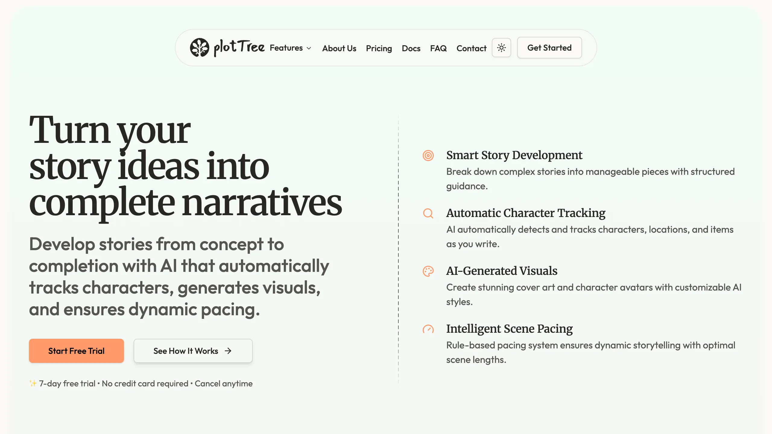 PlotTree app screenshot